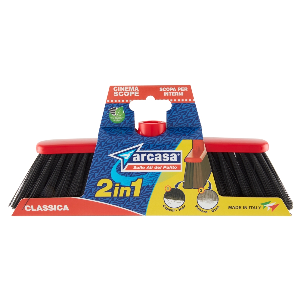 arcasa Cinema Scope 2in1 Classica Scopa per Interni
